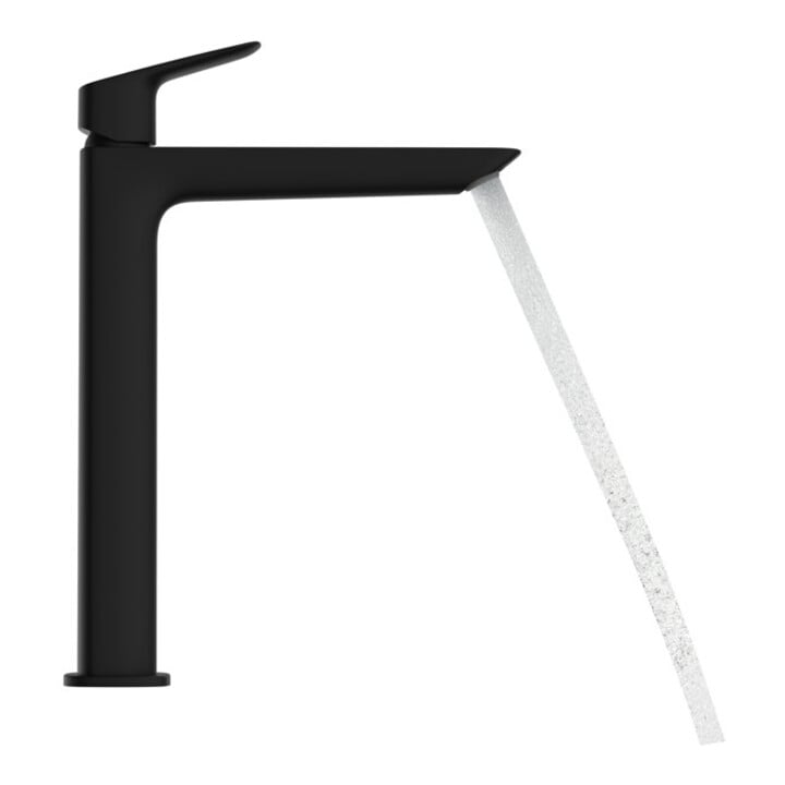 hansgrohe Einhebel-Waschtischarmatur Logis o. Abl.garn, Ausl. 172mm, matt-schwarz