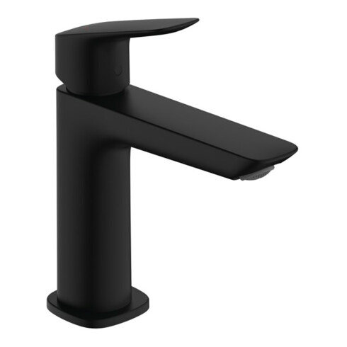 hansgrohe Einhebel-Waschtischarmatur Logis o. Abl.garn, UP, Ausl. 121mm, matt-sw