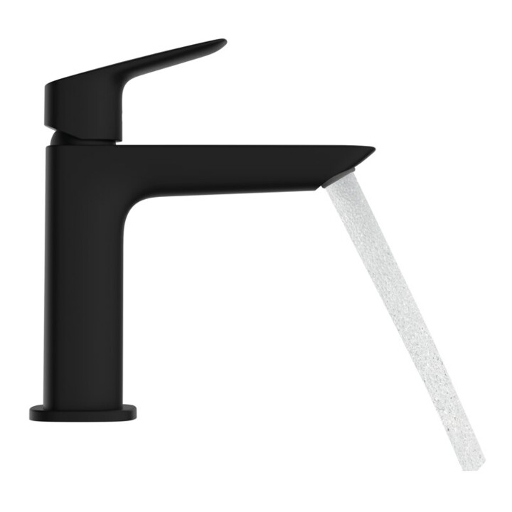 hansgrohe Einhebel-Waschtischarmatur Logis o. Abl.garn, UP, Ausl. 121mm, matt-sw