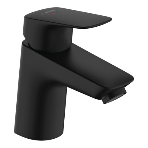 hansgrohe Einhebel-Waschtischarmatur Logis o Abl., m CoolSt, Ausl. 107mm, matt-sw