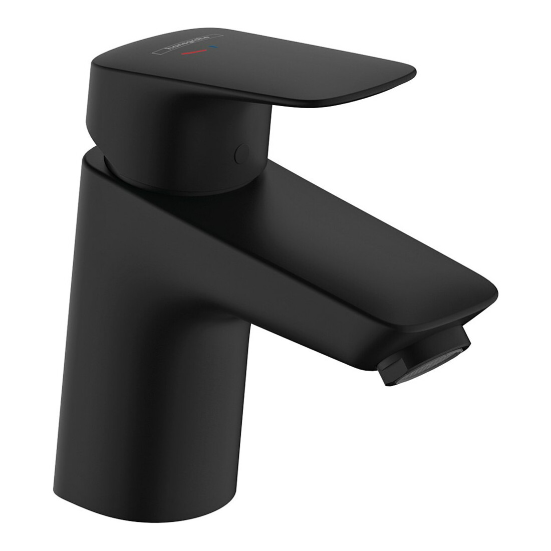 hansgrohe Einhebel-Waschtischarmatur Logis o Abl., m CoolSt, Ausl. 107mm, matt-sw