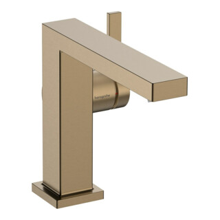hansgrohe Einhebel-Waschtischarmatur Tecturis E A 155mm, m Pus-Op-Abl, brush. bron
