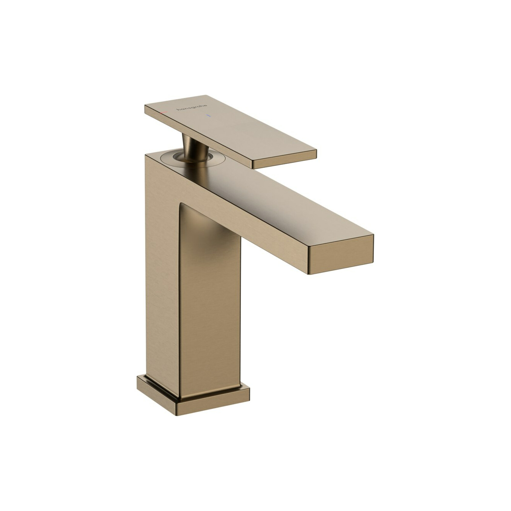 hansgrohe Einhebel-Waschtischarmatur Tecturis E Ausl. 144mm, o. Abl.garn, brushed bronze