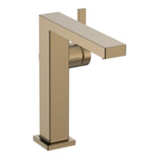 hansgrohe Einhebel-Waschtischarmatur Tecturis E Ausl. 157mm, o. Abl.garn, brushed bronze
