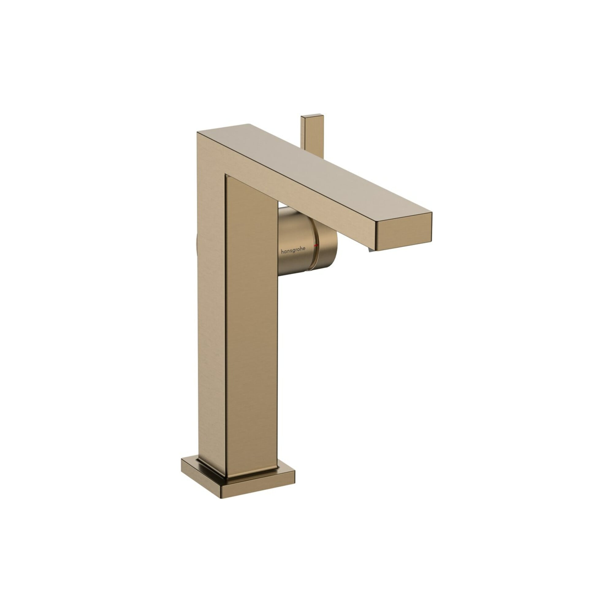 hansgrohe Einhebel-Waschtischarmatur Tecturis E Ausl. 157mm, o. Abl.garn, brushed bronze