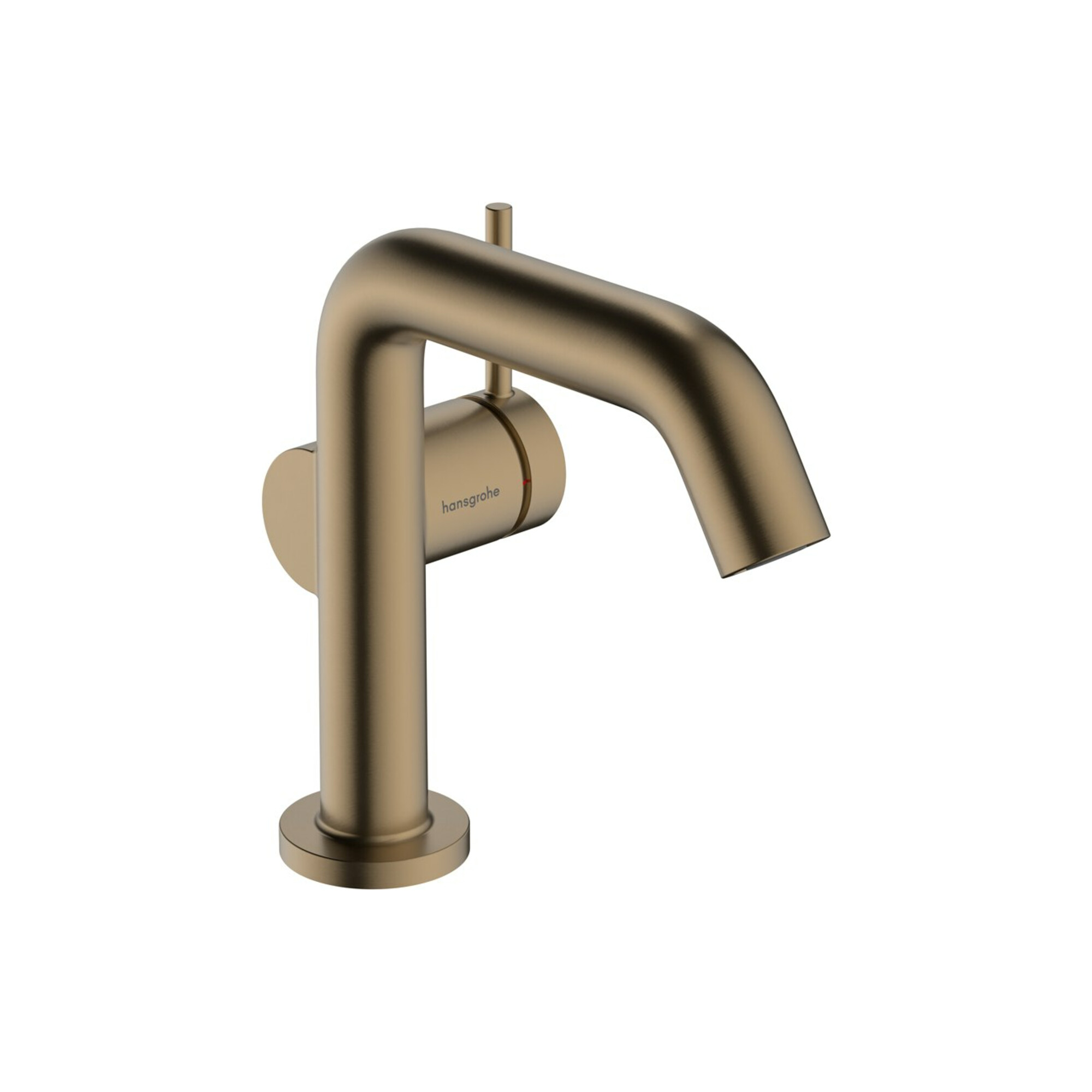 hansgrohe Einhebel-Waschtischarmatur Tecturis S A 130mm, m Pus-Op-Abl, brush. bron