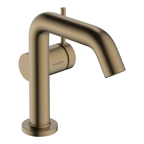 hansgrohe Einhebel-Waschtischarmatur Tecturis S A 130mm, m Zugst.Abl.Gar., brush. bron