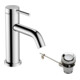 hansgrohe Einhebel-Waschtischarmatur Tecturis S Ausl. 108mm, m Zugst.Abl.Gar., chrom-3