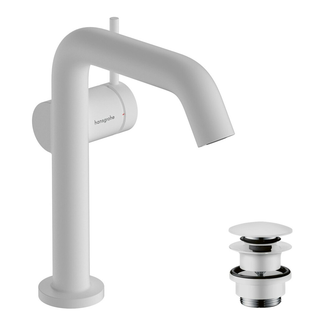 hansgrohe Einhebel-Waschtischarmatur Tecturis S Ausl. 139mm, m Push-Open-Ablaufg., m.-we