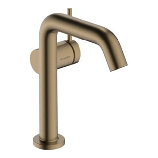 hansgrohe Einhebel-Waschtischarmatur Tecturis S Ausl. 139mm, o. Abl.garn, brushed bronze