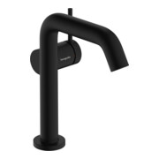 hansgrohe Einhebel-Waschtischarmatur Tecturis S Ausl. 139mm, o. Abl.garn, mattschwarz