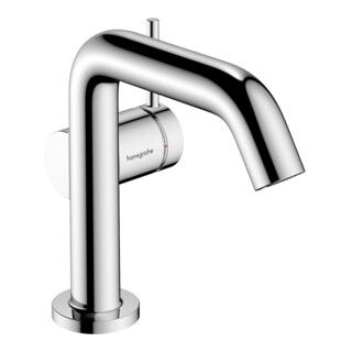 hansgrohe Einhebel-Waschtischarmatur Tecturis S F Ausl. 130mm, Push-Open-Ablaufg., chrom