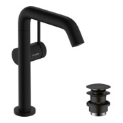 hansgrohe Einhebel-Waschtischarmatur Tecturis S m Schwenka. + Pus-Op-Abl, matt-sw-3
