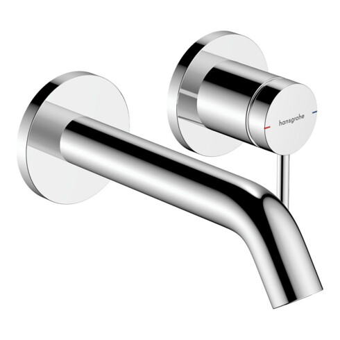 hansgrohe Einhebel-Waschtischarmatur Tecturis S UP, f Wandmont., Ausladung 165mm, chrom