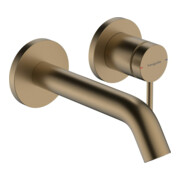 hansgrohe Einhebel-Waschtischarmatur Tecturis S UP, f Wd, Ausl. 165mm, brush. bron