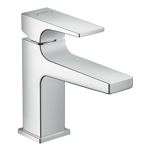 hansgrohe Waschtisch-Einhebelmischer 100 Metropol m HG, Pus-Op-Abl, Ausl. 127mm, chr