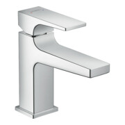 hansgrohe Waschtisch-Einhebelmischer 100 Metropol m HG, Pus-Op-Abl, Ausl. 127mm, chr