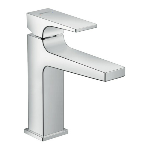 hansgrohe Waschtisch-Einhebelmischer 110 Metropol m HG, Pus-Op-Abl, Ausl. 135mm, chr