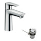 hansgrohe Waschtisch-Einhebelmischer 110 Talis E mit Zugstangen-Ablaufgarnitur, chrom-3