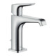 hansgrohe Einhebel-Waschtischmischer 125 E AXOR CITTERIO DN 15, mit Hebelgriff mit Zugstangen-Ablaufgarnitur 1 1/4" chrom-1