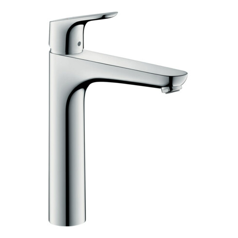 hansgrohe Waschtisch-Einhebelmischer 190 Focus mit Zugstangen-Ablaufgarnitur, chrom