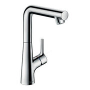 hansgrohe Einhebel-Waschtischmischer 210 TALIS S DN 15, mit Ablaufgarnitur G 1 1/4", Schwenkauslauf chrom