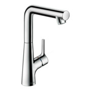 hansgrohe Waschtisch-Einhebelmischer 210 Talis S m Schwenkausl., Zugst.Abl.Gar., chrom