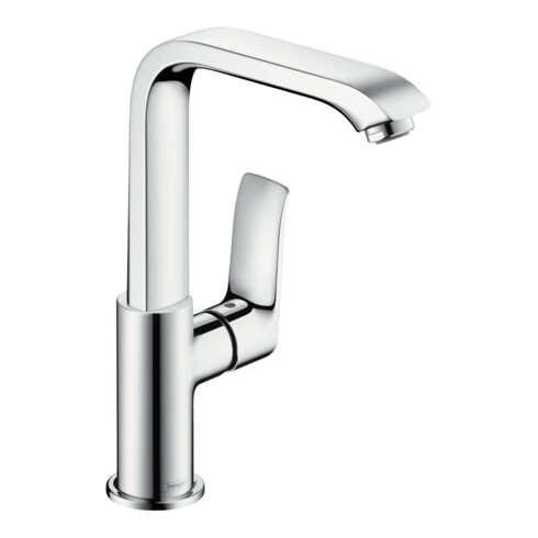 hansgrohe Waschtisch-Einhebelmischer 230 Metris m Zugst.Abl.Gar., Schwenkauslauf, chrom