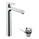 hansgrohe Mitigeur monocommande lavabo 260 Metris avec vidage à tirette, chrome-3