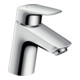 hansgrohe Waschtisch-Einhebelmischer 70 Logis ND, f off WW-Bere, m Pus-Op-Abl, chr-1
