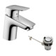 hansgrohe Waschtisch-Einhebelmischer 70 Logis m Met.-Zugstangen-Ablaufgarnitur, chrom-3