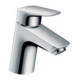 hansgrohe Einhebel-Waschtischmischer 70 LOGIS DN 15 mit Zugstangen-Ablaufgarnitur G 1 1/4" chrom-1
