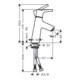 hansgrohe Einhebel-Waschtischmischer 80 TALIS S DN 15 ohne Ablaufgarnitur chrom-4