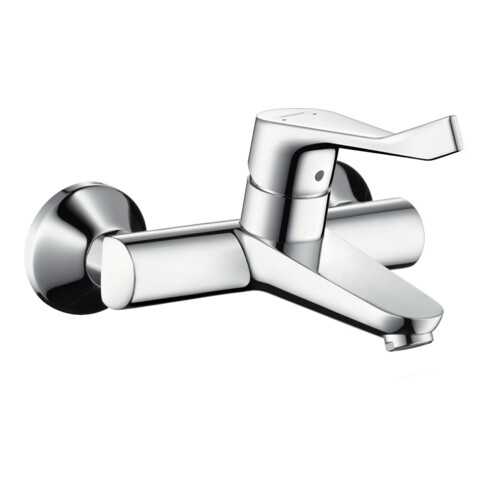 hansgrohe Waschtisch-Einhebelmischer Focus Care AP, m ex. lang. Komf.Griff 121mm, chrom