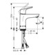 hansgrohe Einhebel-Waschtischmischer FOCUS DN 15, ohne Ablaufgarnitur chrom-5