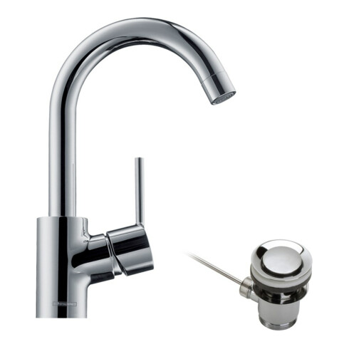 hansgrohe Waschtisch-Einhebelmischer 200 Talis S m Schwenkausl., Zugst.Abl.Gar., chrom