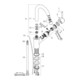 hansgrohe Einhebel-Waschtischmischer TALIS S mit Zugknopf-Ablaufgarnitur 1 1/4" chrom-5