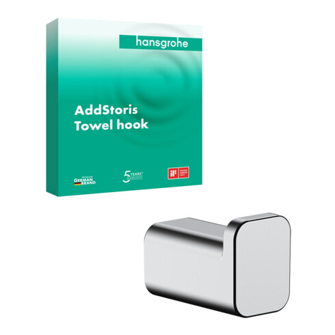 hansgrohe Einzelhaken AddStoris Wandmontage, Metall, chrom