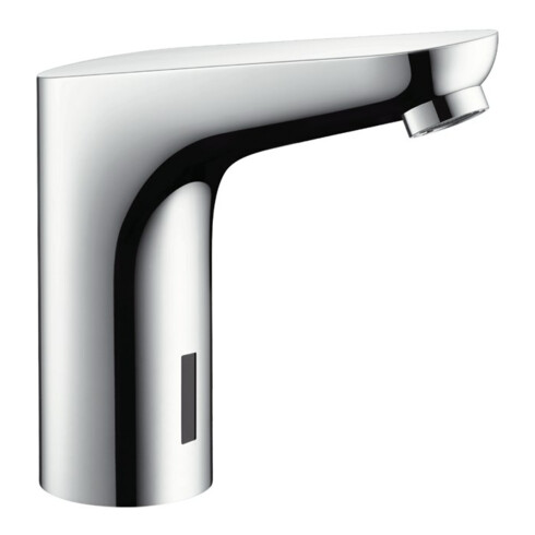 hansgrohe Elektronik-Waschtischarmatur Focus Netzanschluss, voreinstellbar, chrom
