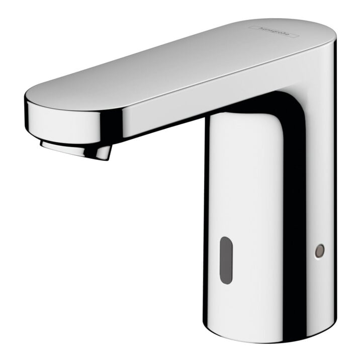 hansgrohe Elektronische Waschtischarmatur Vernis Blend Batteriebetr., Temp. voreinstell., chrom