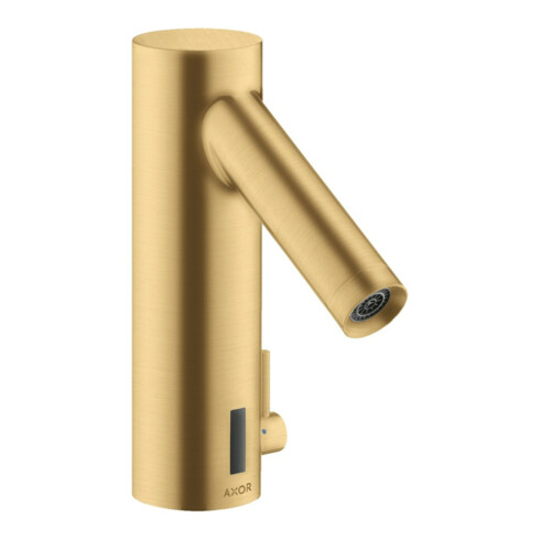hansgrohe Elektronischer Waschtischmischer Axor Starck m Temp.-Reg., Netz 230 V, brush. gol opt