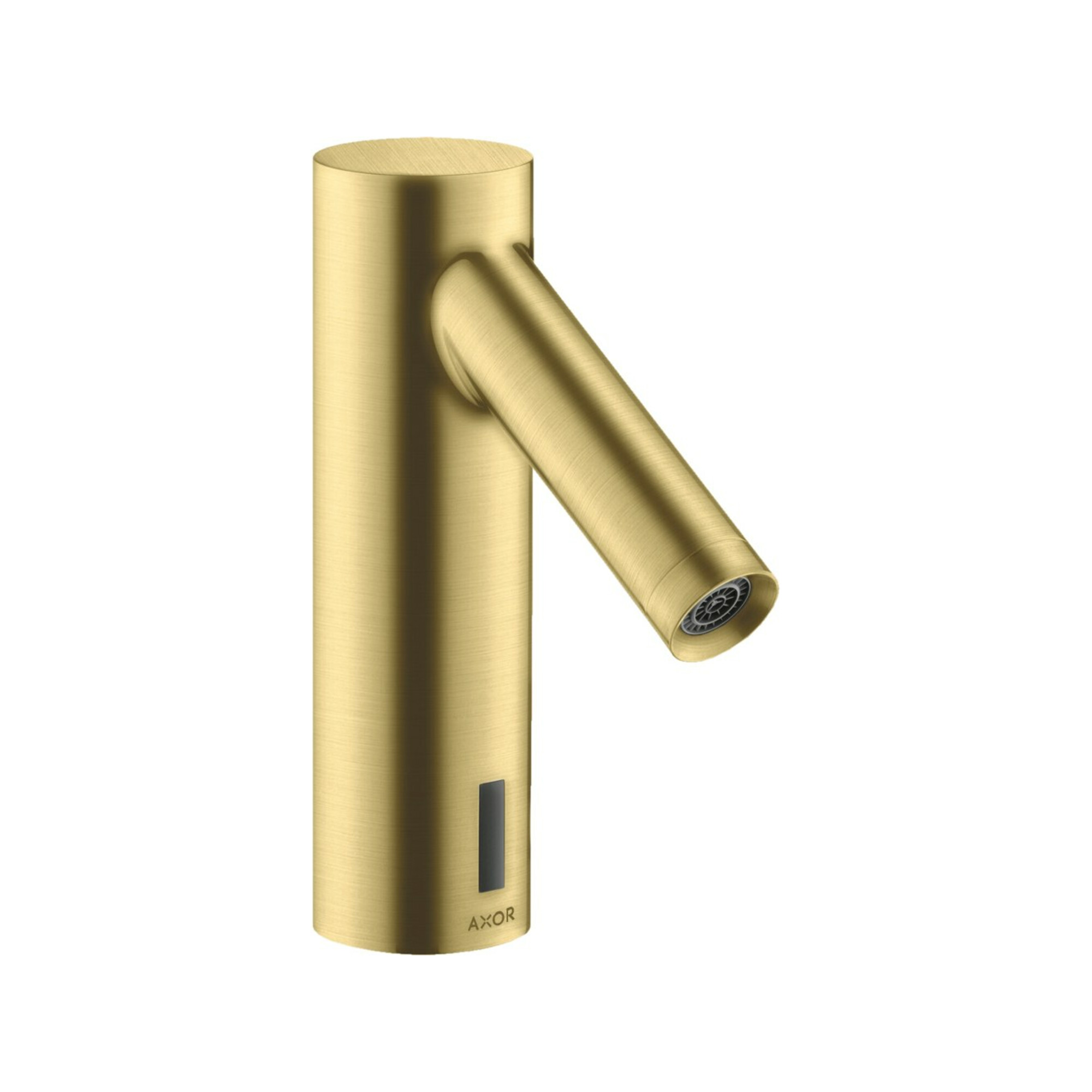 hansgrohe Elektronischer Waschtischmischer Axor Starck m Temp-Voreinst, Batt, brush. br