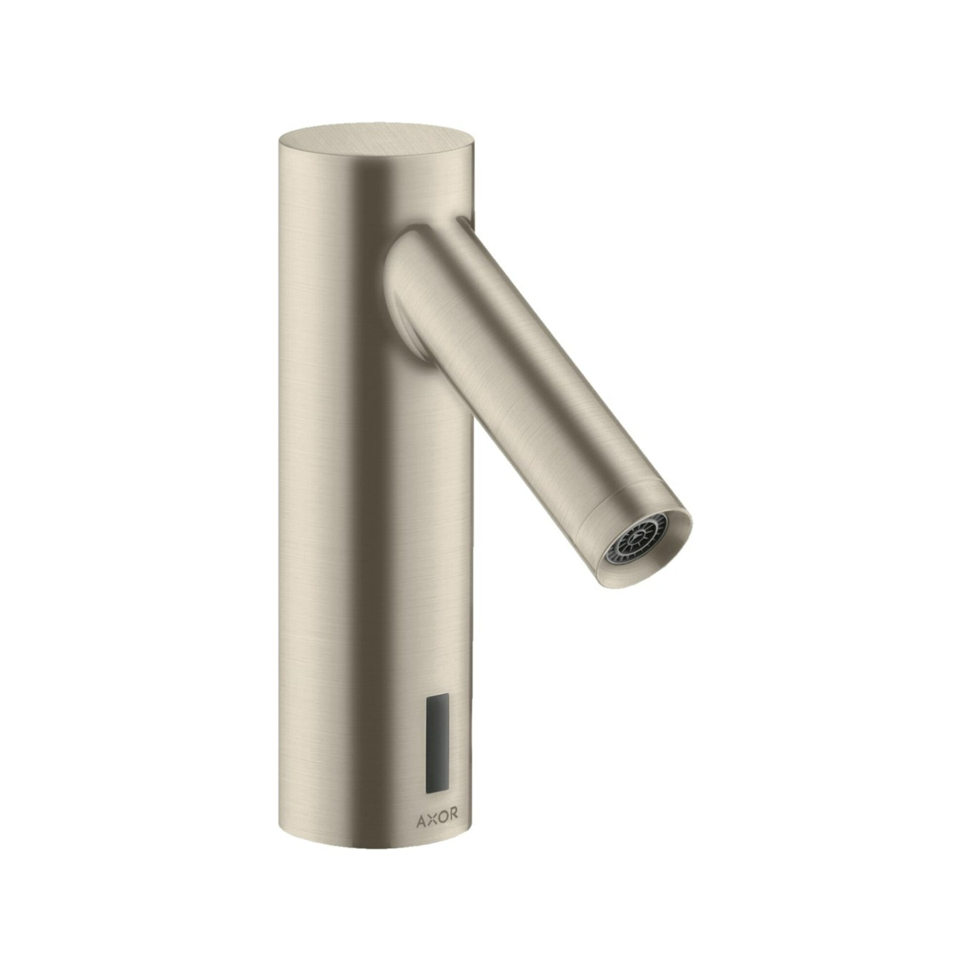 hansgrohe Elektronischer Waschtischmischer Axor Starck m Temp-Voreinst, Batt, brush. ni.