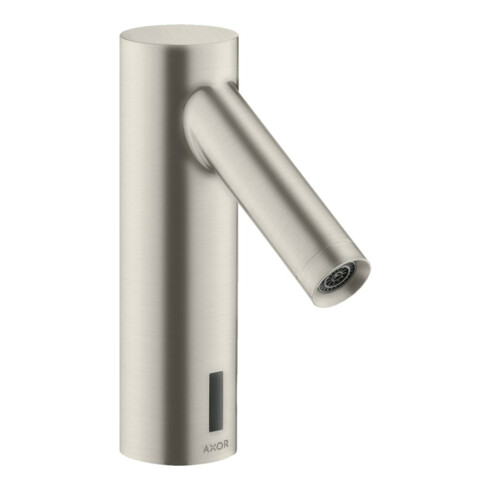 hansgrohe Elektronischer Waschtischmischer Axor Starck m Temp-Voreinst, Batt, Stainl. st. opt