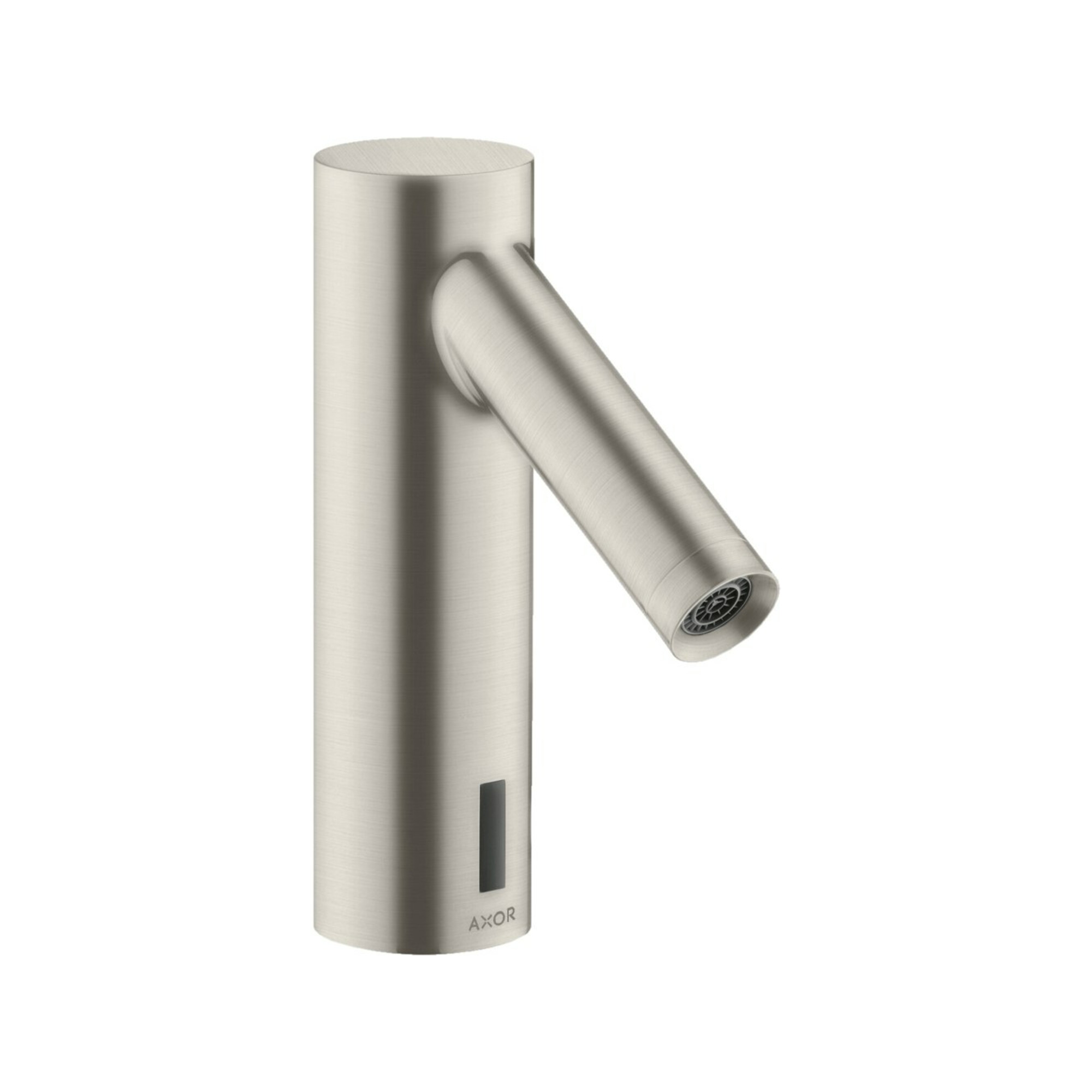 hansgrohe Elektronischer Waschtischmischer Axor Starck m Temp-Voreinst, Batt, Stainl. st. opt