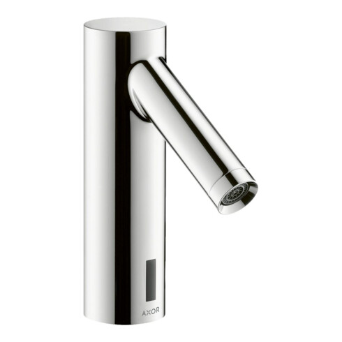 hansgrohe Elektronischer Waschtischmischer Axor Starck m Temp.-Voreinst., Batteriebetr., chrom