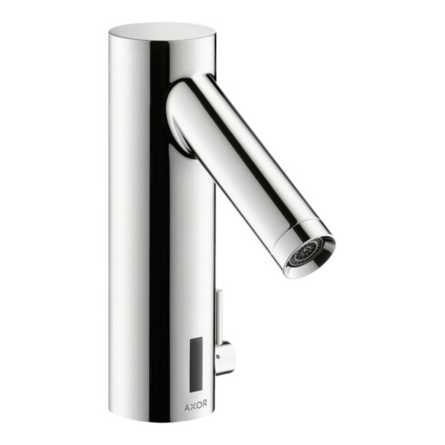hansgrohe Elektronischer Waschtischmischer Axor Starck m Temperaturregl., Batteriebetr., chrom