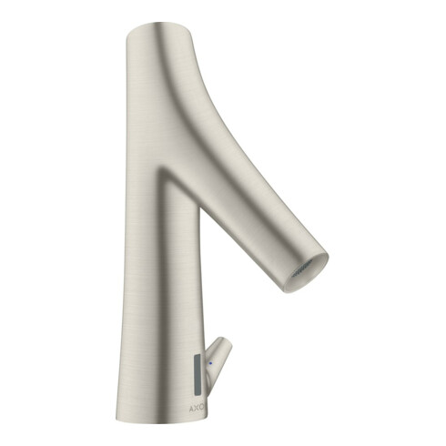 hansgrohe Elektronischer Waschtischmischer Axor Starck Organic m Temp.-Reg., Batt, Stainl. st. opt