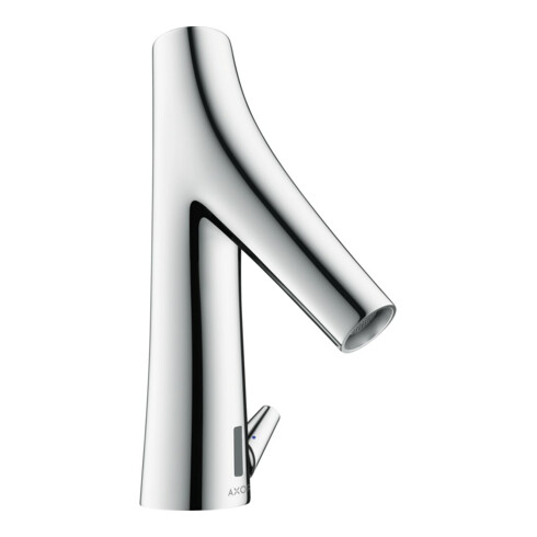 hansgrohe Elektronischer Waschtischmischer Axor Starck Organic m Temp.-Regulierung, Batteriebetr., chr