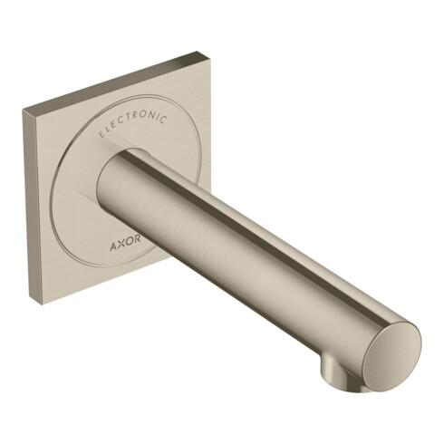 hansgrohe Elektronischer Waschtischmischer Axor Uno UP, Ausladung 161mm, brushed nickel